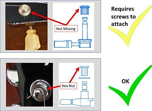 The String Butler V3 Guitar Tuning Improvement Device - Best Guitar Upgrade to Improve Tuning Stability (Black Chrome)