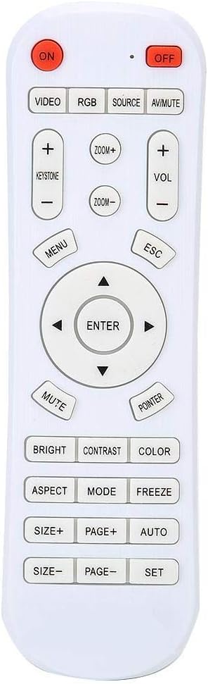 Socobeta Remote Control Projector Remote Control Universal Remote Controller Wireless Remote Control Replacement for Projector