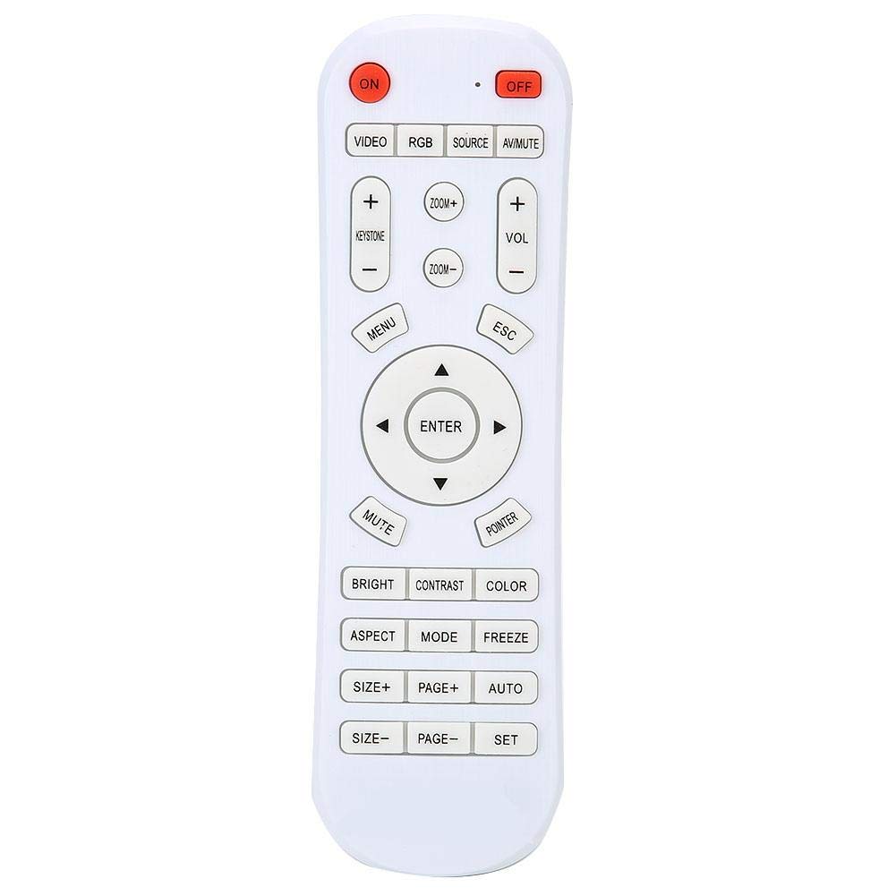 Projector Remote, Universal Remote Control Replacement for Projector, White