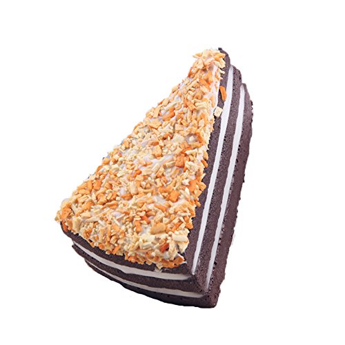 Dream Travel Pack of 4 Simulation Chocolate Sandwich Artificial Fake Cake Model Desert Food Kids Toy Home Kitchen Party Decoration Cake Shop Store Market Display Photography Props