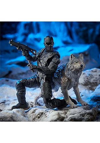 G.I. Joe Classified Series Snake Eyes & Timber - 15cm Sammlerfigur Mit Wolf