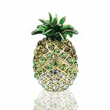 YUFENG Pineapple Hinged Trinket Box For Gifts Hand-painted Patterns Trinket Bejeweled Box Collectible