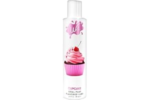 Wet Desserts Frosted Cupcake Flavored Lube, Premium Personal Lubricant, 3 Ounce, for Men, Women and Couples, Paraben Free, Gl