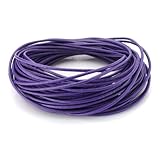 BEADNOVA 1.5mm Genuine Purple Round Leather Cords For Bracelet Necklace Jewelry Making 10 Meters