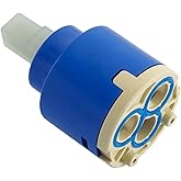 35mm Faucet Cartridge, CUPC Certified, Single Handle Kitchen Basin Shower Faucet Parts, Bathroom Ceramic Faucet Valve, Replac