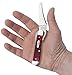Case Dark Red Bone CV Russlock Pocket Knife