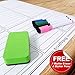 Antaprcis Smart Planner's Weekly-Daily Magnetic Event Calendar Kitchen Refrigerator Set Kitchen Board with 4 Markers 1 Dry Erase 11.7