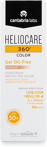 Heliocare 360 Colour Gel SPF50+ 50ml Oil-Free Bronze Face Sunscreen view 2
