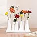 Chive - Pooley 2, Ceramic Flower Vase, 8-Tube Shape (White)