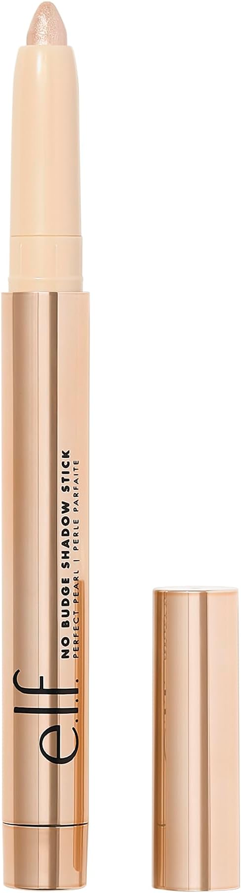 e.l.f. No Budge Shadow Stick Metallic Eyeshadow Perfect Pearl 0.056 Oz