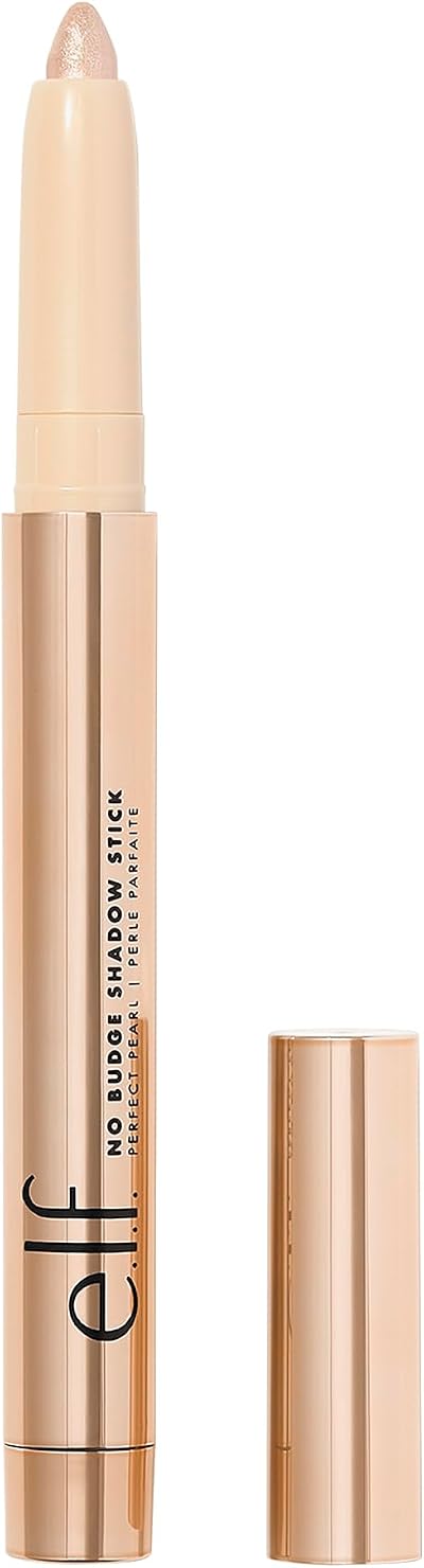 e.l.f. No Budge Shadow Stick Metallic Eyeshadow Perfect Pearl 0.056 Oz