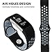 For Fitbit Charge 2 Bands, Soft Silicone Adjustable Replacement Sport Strap Bands for Fitbit Charge 2 Smartwatch Fitness Wristband Black Gray Small