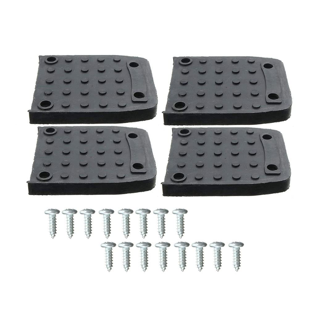 HUTSRAI Non Slip Stilts Soles Construction Tripod Mat Non-slip Pads for Drywall Replacement Kit of 4 Stilts Soles