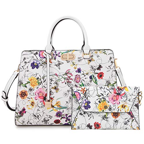 Womens-Satchel-Handbags-Top-Handle-Stylish-Purse-Vegan-Leather-Shoulder-Bags-for-Women-Wallet-Set