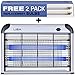 LiBa Bug Zapper Electric Indoor Insect Killer Mosquito, Bug, Fly Killer - 2-Pack Replacement Bulbs Included primary