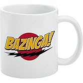 The Big Bang Theory Sheldon Bazinga Ceramic Coffee Mug, Novelty Gift Mugs for Coffee, Tea and Hot Drinks, 11oz, White