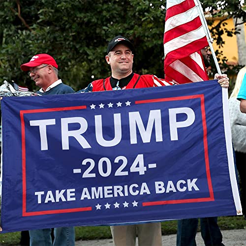 Upgrade Trump 2024 Flag, Donald Trump for President Take America Back 3 x 5 Ft Flag with Grommets