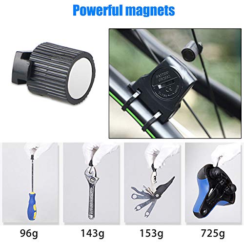 DEALPEAK Wired/Wireless Bicycle Bike Speedometer Odometer Multi Functional Cycle Bike Computer with Waterproof Backlight Display Speed Tracking for Riding Cycling (Wired Type)