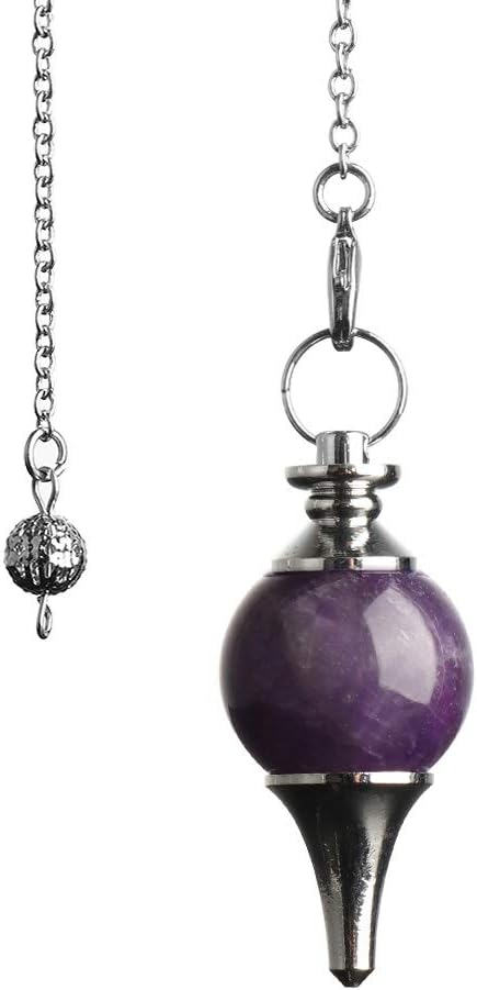 Dragonface Charm Balance Cone Pendant Reiki Tiger Eye Pendulum Natural Stone Crystal Red Agates Pendulum Circular for Men Women Divination