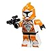 LEGO Star Wars Minifigure - Orange Bomb Squad Trooper with Blaster Gun (7913)