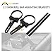 AUXMART Tube Clamps Mounting Brackets for LED light bar Work Lights Fog Lights Off Road Lights Fit 2.5