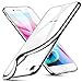 ESR Clear Silicone Case Compatible with iPhone SE (2022), iPhone SE (2020), iPhone 8, and iPhone 7, Thin Soft TPU Transparent Protective Cover, Yellowing Resistant, Silver