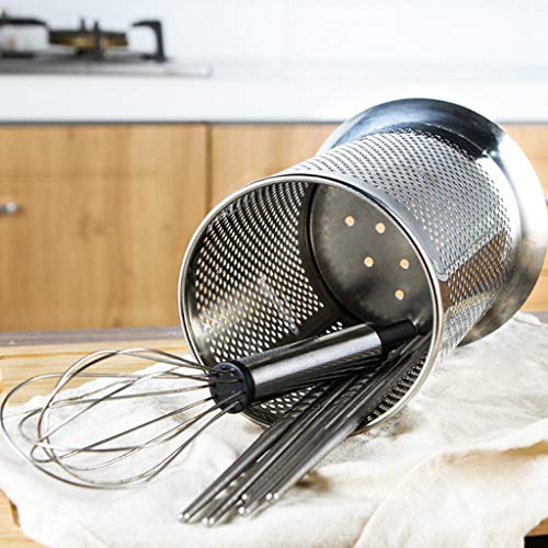 â˜€ Dergo â˜€ Storage Tube , Stainless Steel Household Chopsticks Kitchen Multifunctional Tableware Cage
