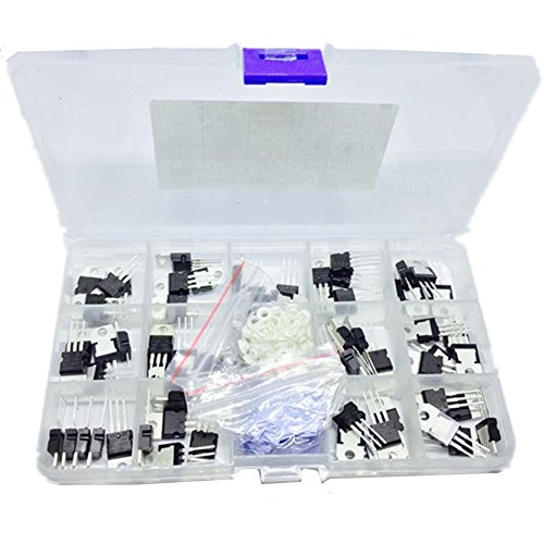 Power Transistor & Spannungsregler, Mosfet, Thyristor Sortiment Kit, 82 Power Transistor & Spannungsregler, Mosfet, Thyristor Sortiment Kit, 82