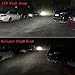 JKCOVER LED H7 Headlight Bulbs with Advanced CREE Chip and All In One Fanless Conversion Kit - 80W 6000K 9600Lm(40W 4800LM Each Bulb)-1 Year Warranty