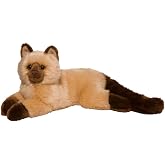 Douglas Sebastian Himalayan Cat Plush Stuffed Animal | 19-inch Long with Tail