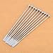 haoun 10pcs Stainless Steel Coffee Beverage Stirrers Stir Cocktail Drink Swizzle Stick with Small Rectangular Paddles 7-1/2 Inch Long