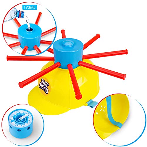 Gvoo Wet Head Game, Funny Wet Hat Water Challenge Roulette Game Prank Game Toys for Family, Halloween Party, Holiday, and Outdoor Activity - Thumbnail 2