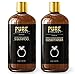 Pure Biology Premium Apple Cider Vinegar Shampoo & Conditioner Set - Cleanse, Increase Shine & Hydration, Biotin for Hair Growth & Reduce Hair Loss, Dry Scalp & Dandruff for Men & Women, Sulfate Free