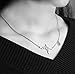 WDSHOW Heartbeat EKG Necklace 18k Rose Gold Plated or Silver-Tone