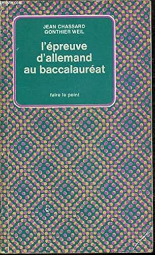 Download L'Épreuve d'allemand au baccalauréat PDF