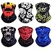 VCZUIUC Multi Functional Headband Neck Gaiter Skeleton Headwear Scarf Seamless Bandana Skull Face Mask, Hiking Motorcycle Skiing Running (6 Skull-1)