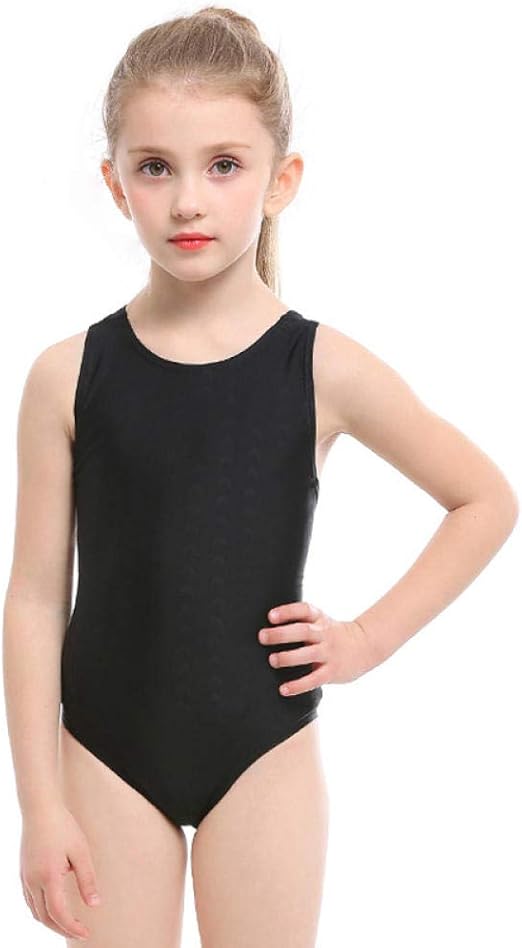 Hauts De Bikini Femme Solid Girls One Piece Swimsuit Sport Swimwear