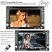 CATUO Double Din Stereo 2017 New UI Win CE Operation System with Bluetooth/DVD/Radio/USB/TF/AUX 6.2 inch HD Touch Screen with GPS Navigation Rear view Camera Supported