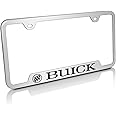 Au-TOMOTIVE GOLD Buick Laser Etched Cut-Out Frame-Mirrored License Plate
