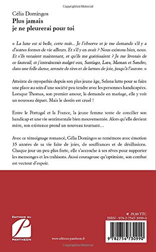 Plus Jamais Je Ne Pleurerai Pour Toi Roman French Edition Domingos Celia 9782754730990 Amazon Com Books