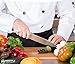 RIGSTYLE German Chef Knife 8 inch, High Carbon Stainless Steel, Sharp Blade with Ergonomic Handle for Professional Chefs, Restaurants & Home Kitchens, Meat, Fish, Chicken & Vegetables (8 inch (Old))