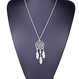 Ularmo Hot Women Girl Retro Vintage Dream Catcher Pendant Chain Necklace Jewelry