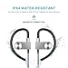 Bluetooth Sport Headphones, Best Wireless Earphones Waterproof Earbuds Sweatproof HD Stereo Sound Built-in Mic Behind-Ear Hook Heavy Bass Headset for iPhone Android Smartphones