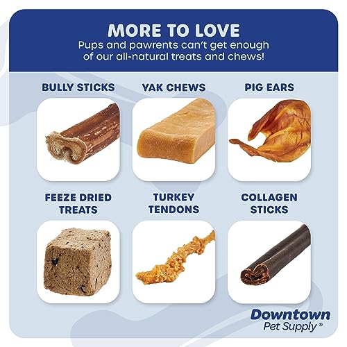 Downtown Pet Supply USA Sourced 6", 10 Pack Bully Sticks for Large Dogs