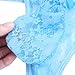 YiZYiF Men's Jacquard Lace See-Through Sissy Pouch Underwear (Sky Blue, Medium)