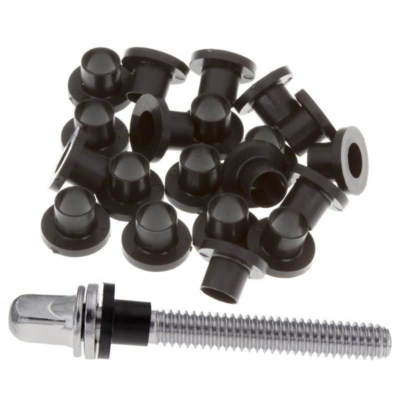 Danmar 100 Pack Nylon Tension Rod Washers - Black