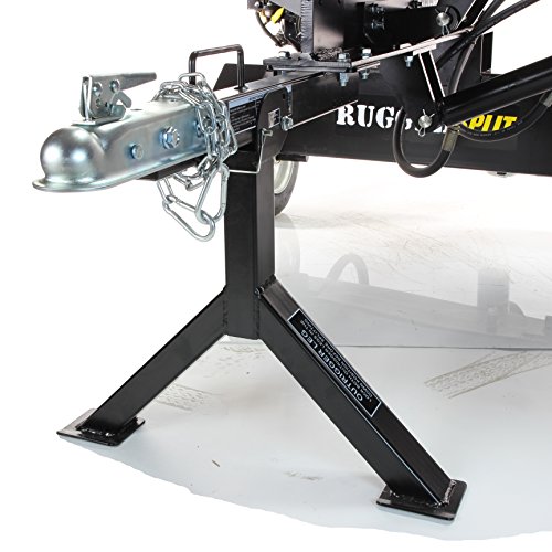 RuggedMade 22-Ton Push Through Gas Log Splitter, 212CC Electric Start w/Log Lift, Catcher