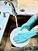 Magic Silicone Gloves| Dishwashing Cleaning Gloves| Perfect for Kitchen, Dishes, Car, Bathroom, Pet Care | Sponge Scrubber Gloves | 1 Pair Includes Free Stainless-Steel Scouring Pad