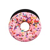 Smart Phone Expanding Stand and Grip - Cell Phone accessories (Galaxy S7, S7 Edge, iPhone SE / 6 / 6+ /6S / 7 /7+) and tablet devices (Amazon Fire, iPad / IPad Mini (Strawberry Donut)