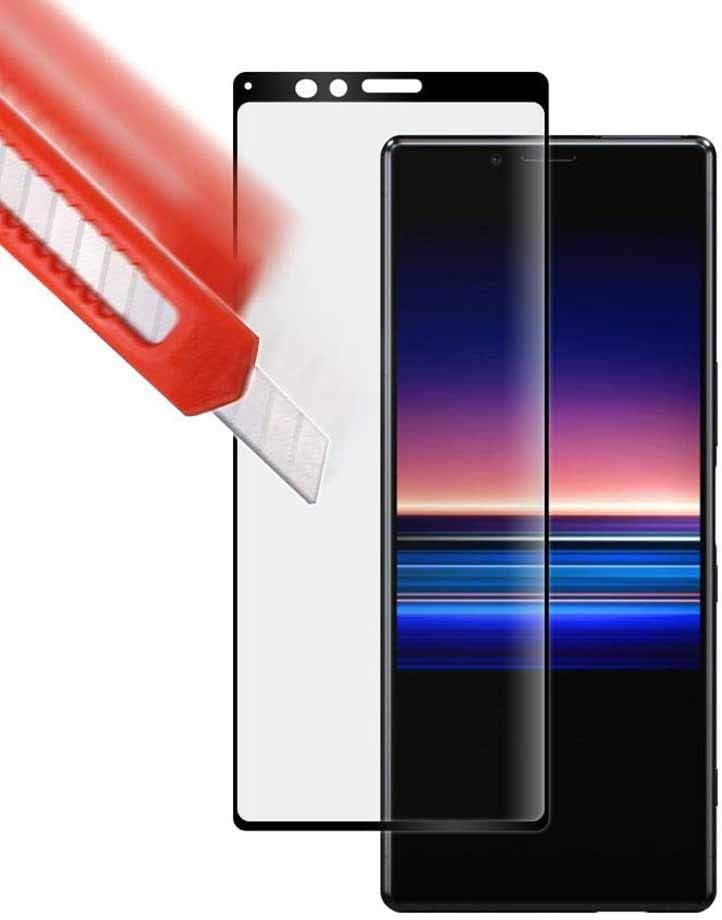 for Sony Xperia 1 Glass Screen Protector - [2 Pack] 3D Anti-Scratch 9H Hardness Tempered Glass Film Screen Protector for Sony Xperia 1